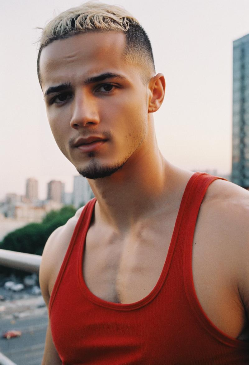 00011-4037731193-headshot analog photo of jordan_torres, (blond hair_0.5), wearing a red tank top, blurred urban city background, 35mm photograph.png